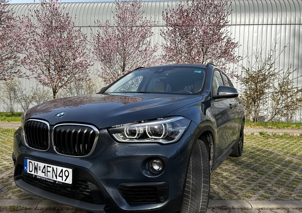 BMW X1 cena 117999 przebieg: 93150, rok produkcji 2019 z Rakoniewice małe 137